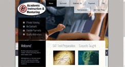 Desktop Screenshot of aimhighacademics.com
